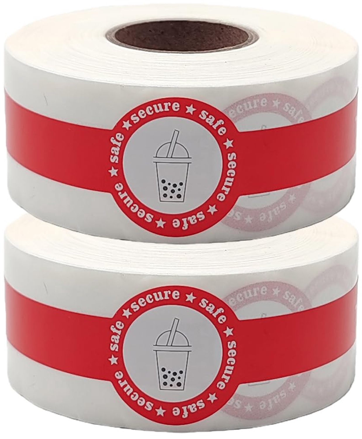 200 Stuks Tamper Evident Stickers voor Dranken