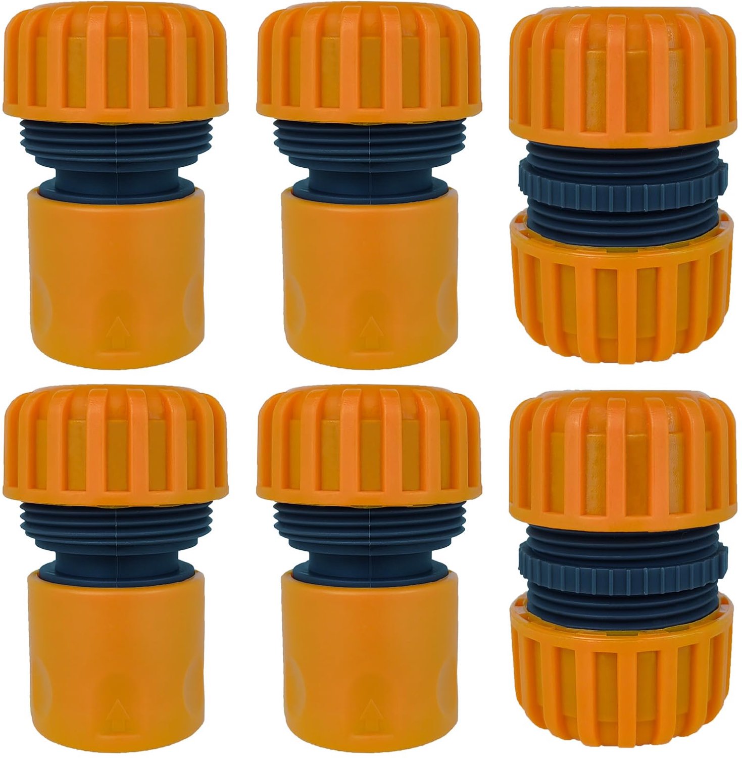 3/4 inch Tuinslang Snelle Koppelingen - 6 stuks