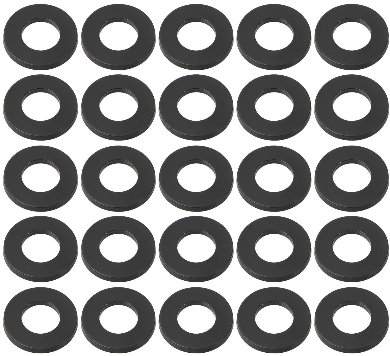 Flat Washers M8 - A2 V2A - Pack van 25 - Zwart