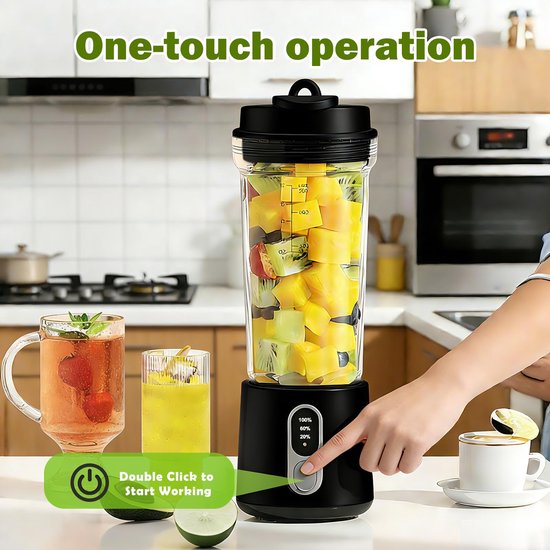 Elektrische Blender voor Smoothies met 300W Motor — afbeelding 4