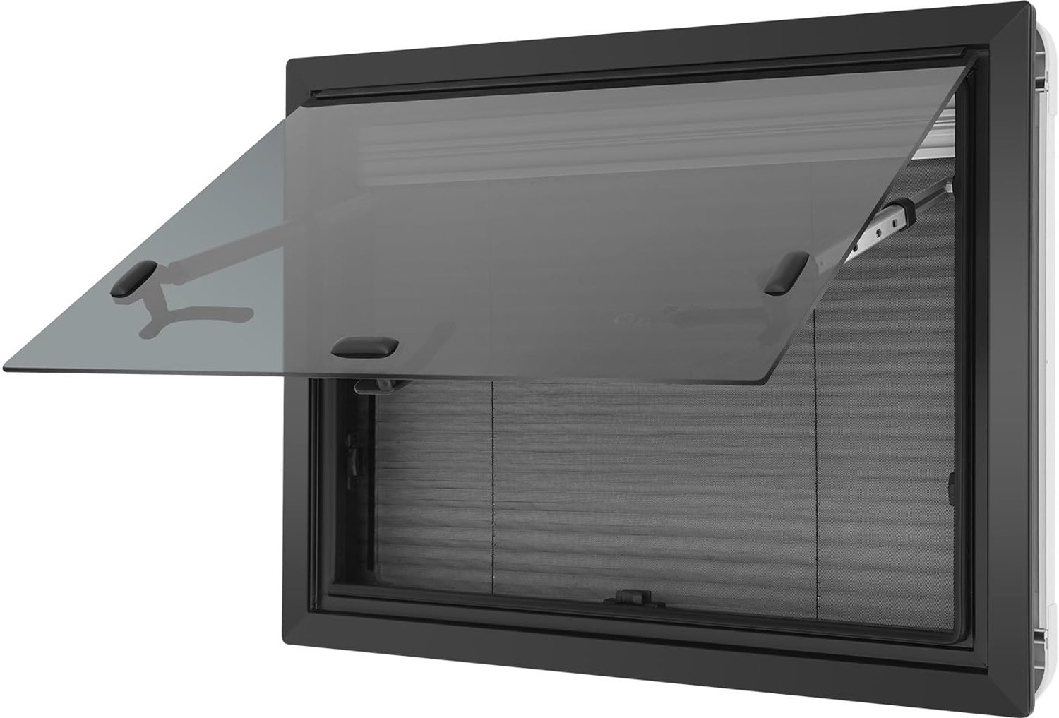 Camperraam 600 x 450 mm - Aluminium met vliegenraam
