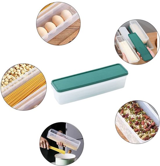 Set van 2 Noodle Storage Boxes voor Pasta en Cereals — afbeelding 3