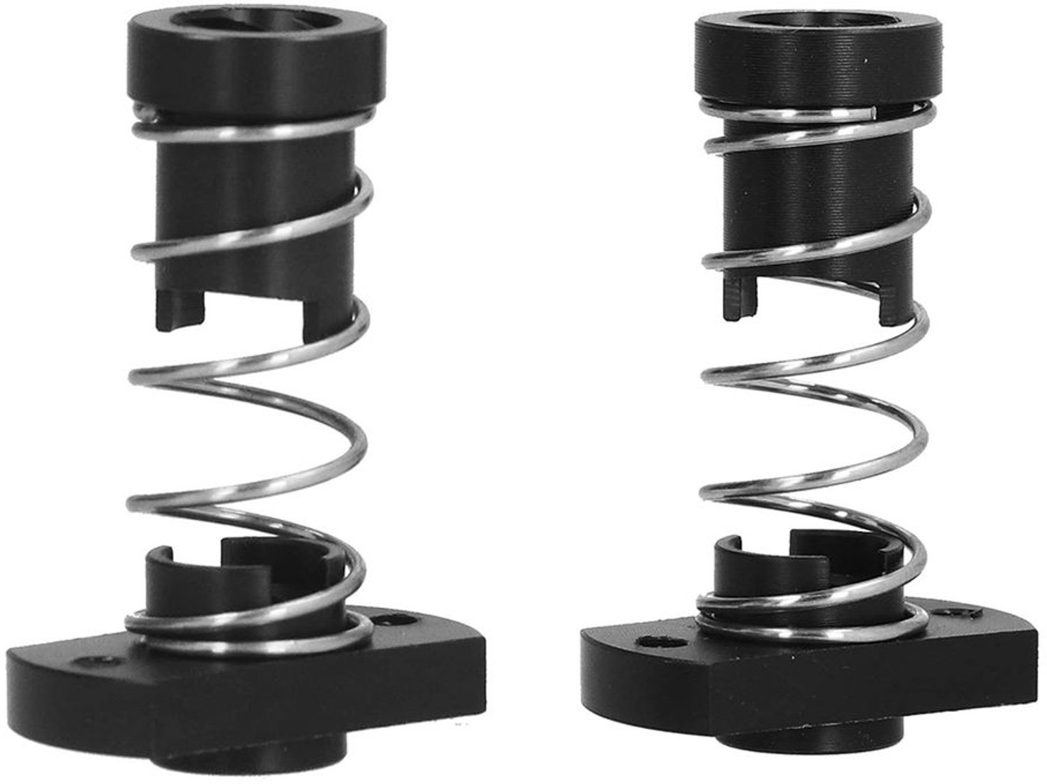 Spleetmoer Set van 4 - Antispelingsveermoer - POM-moer - 8 mm Lood - 3D-printeraccessoires - Verbeterde machinecapaciteit