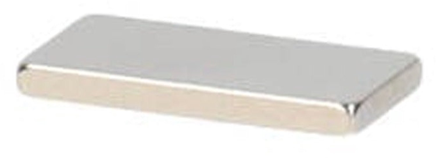 Neodymium Blokmagneet 10 x 5 x 1 mm N52 NiCuNi – 30 stuks