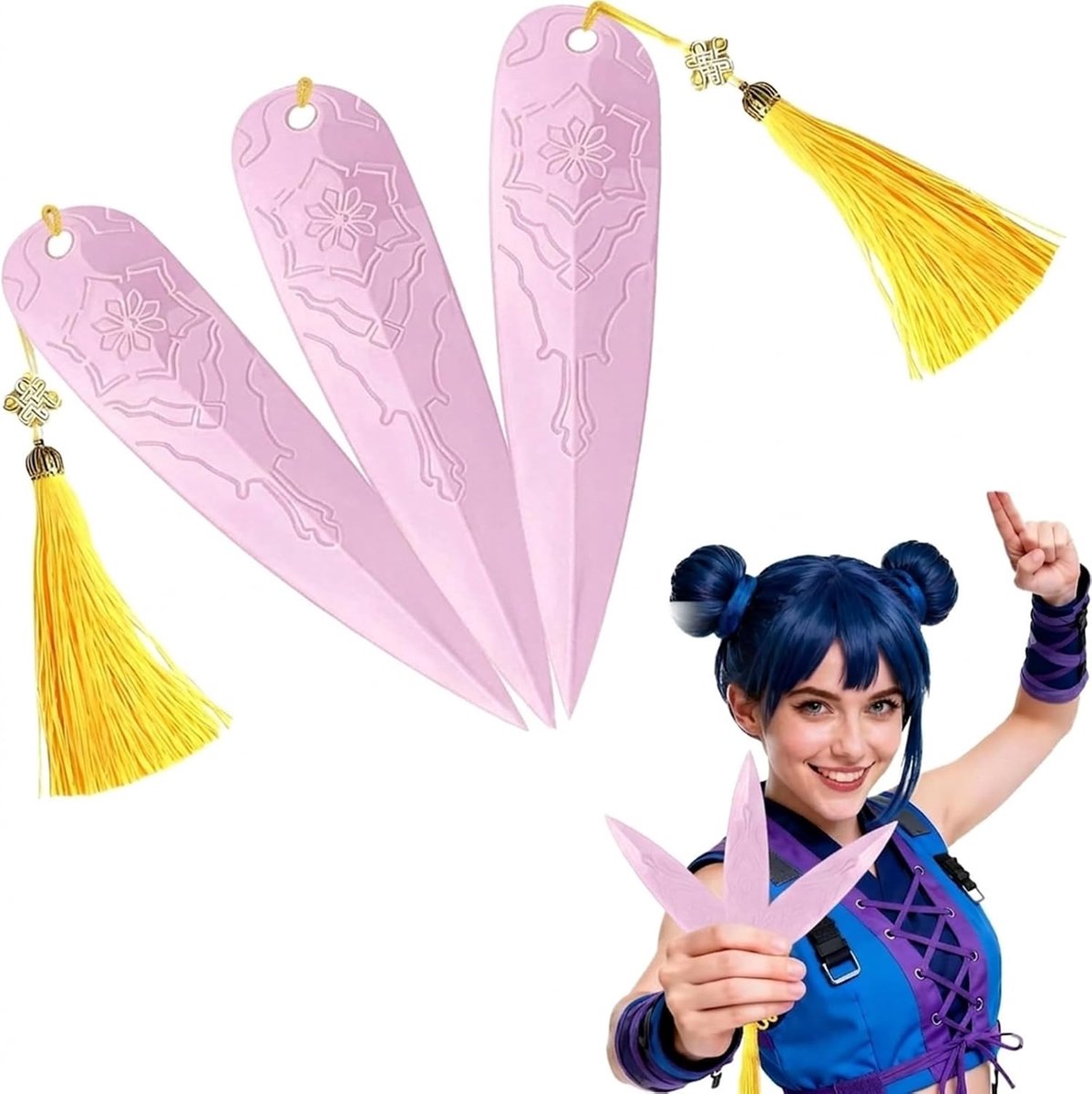 3 stuks Kpop dartpijlen, accessoires, Kpop-kostuum, wapens, Kpop-collectie, Kpop set, Kpop rekwisieten, Kpop cadeau voor fans, Kpop wensobject voor cosplay, themafeest, Kpop decoratie