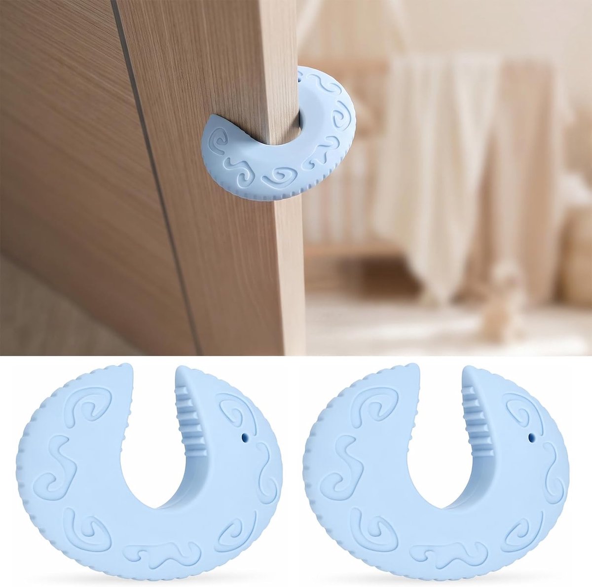2 STKS Deur Pinch Guard, Anti-Slam Finger Protector voor Kinderen - ShopVlot