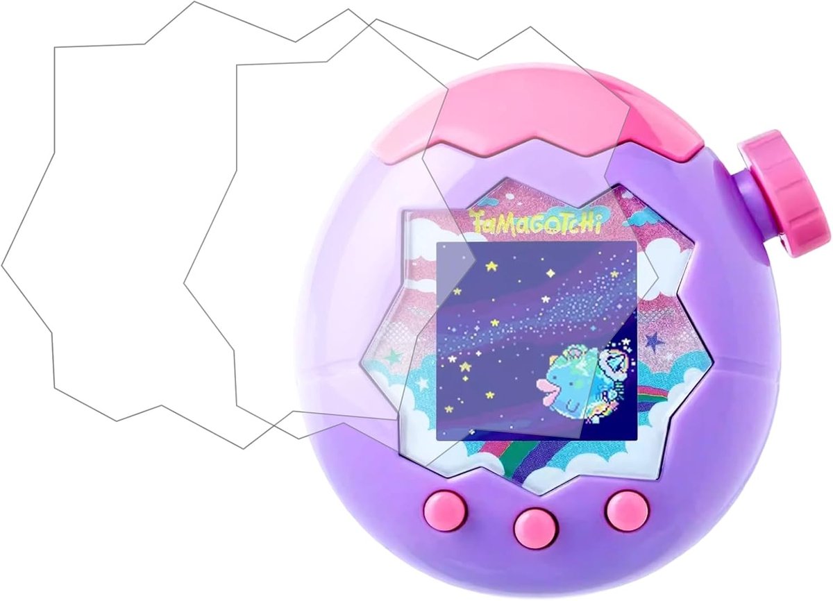Pack of 2 Tamagotchi Paradise Screen Protector Full Cover Film Anti-Fingerprint Scratch-Resistant Bubble Free High - ShopVlot