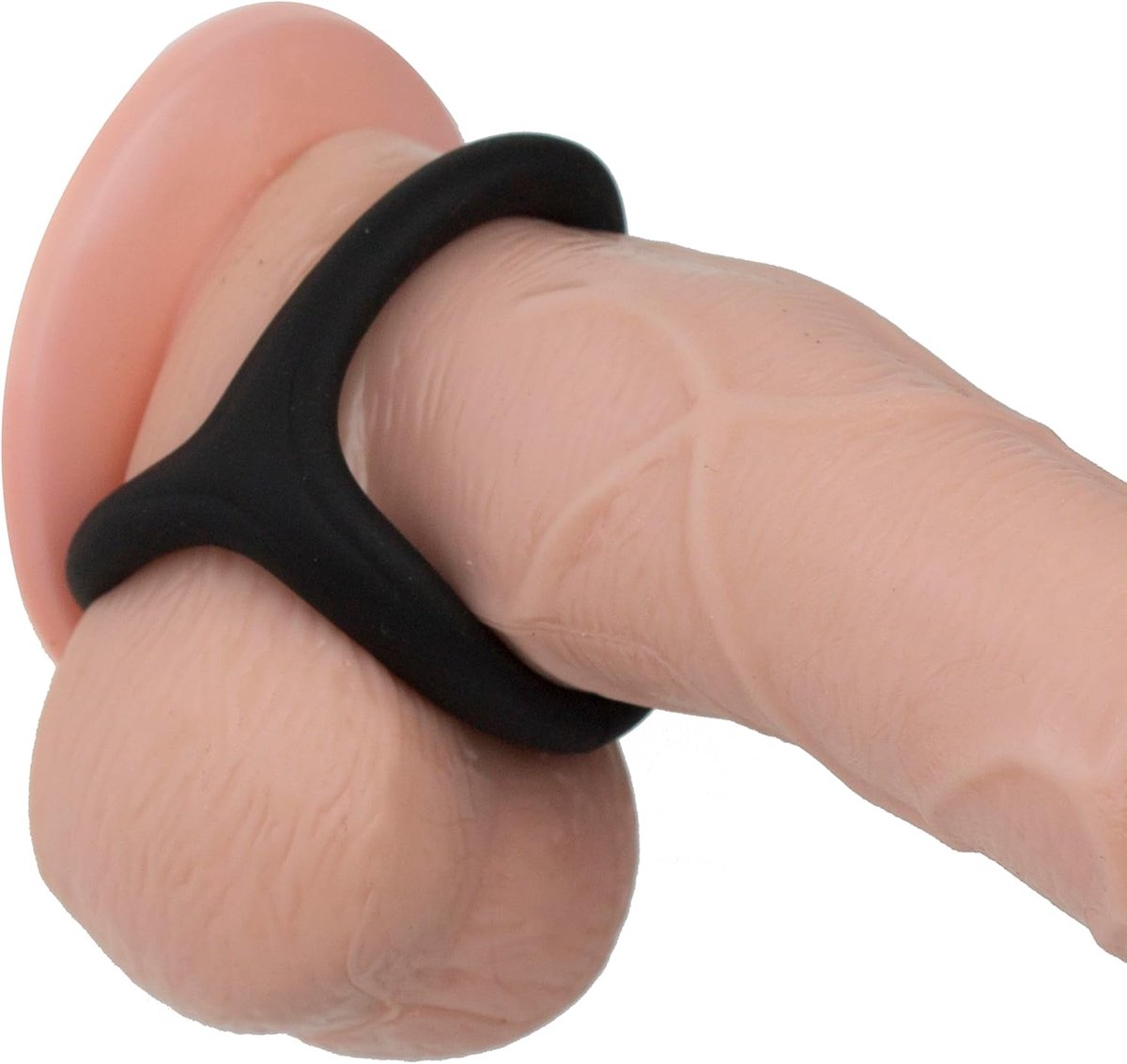 Penisring en cockringen voor mannen van siliconen zwart elastisch set van 3 ringen voor penis en balzak seksspeeltje voor erectiebehoud en intens orgasme FOPS N03