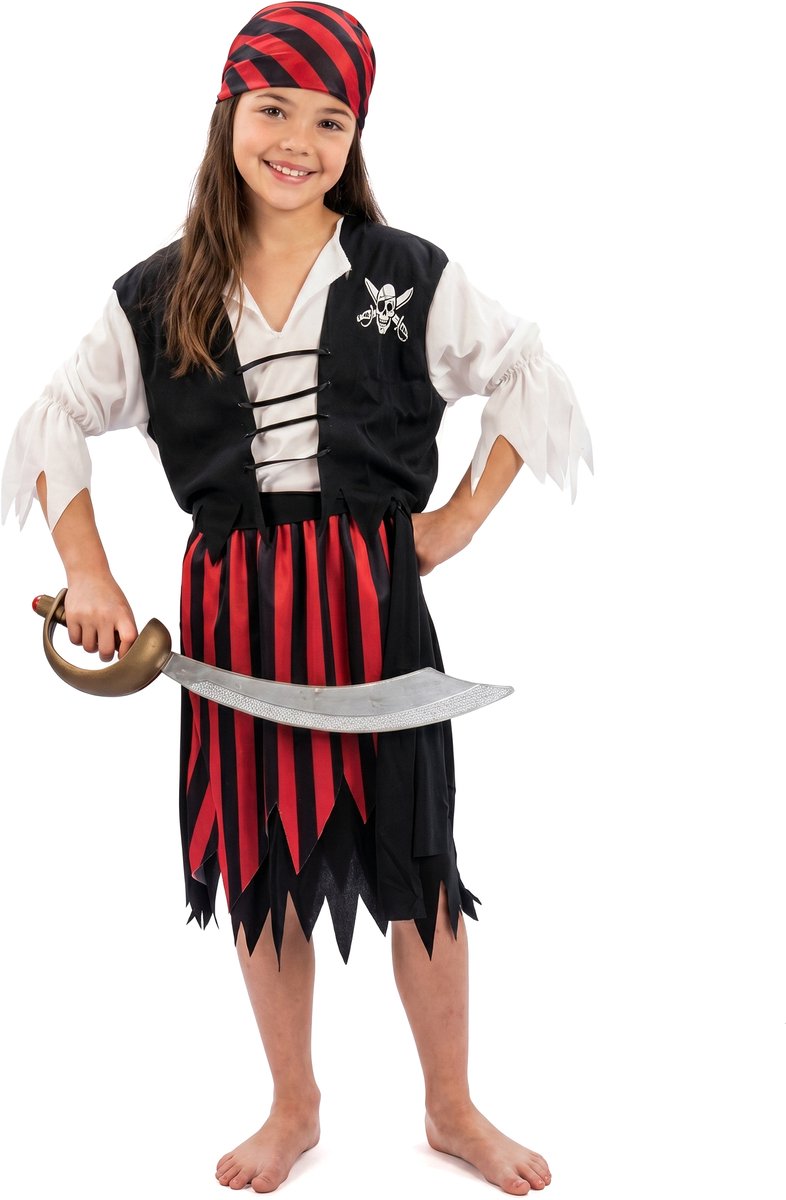 "Piratenpak voor meisjes - Verkleedkleding - 134/146"