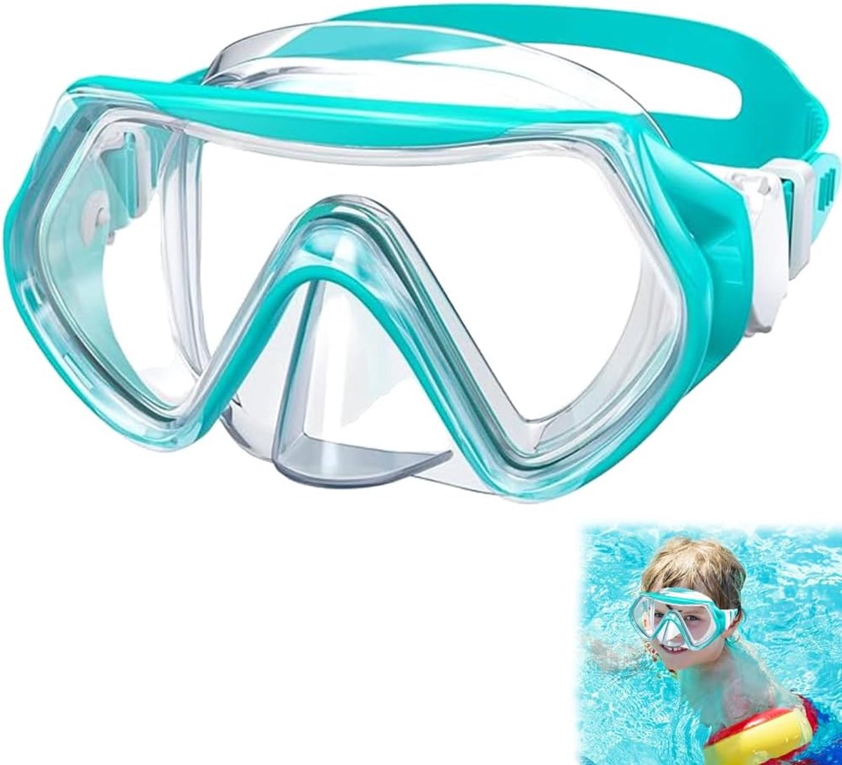 Duikbril voor kinderen 180° panorama - Gelaagd glas - Anti-fog en anti-lek - Veilig en comfortabel duiken - ShopVlot
