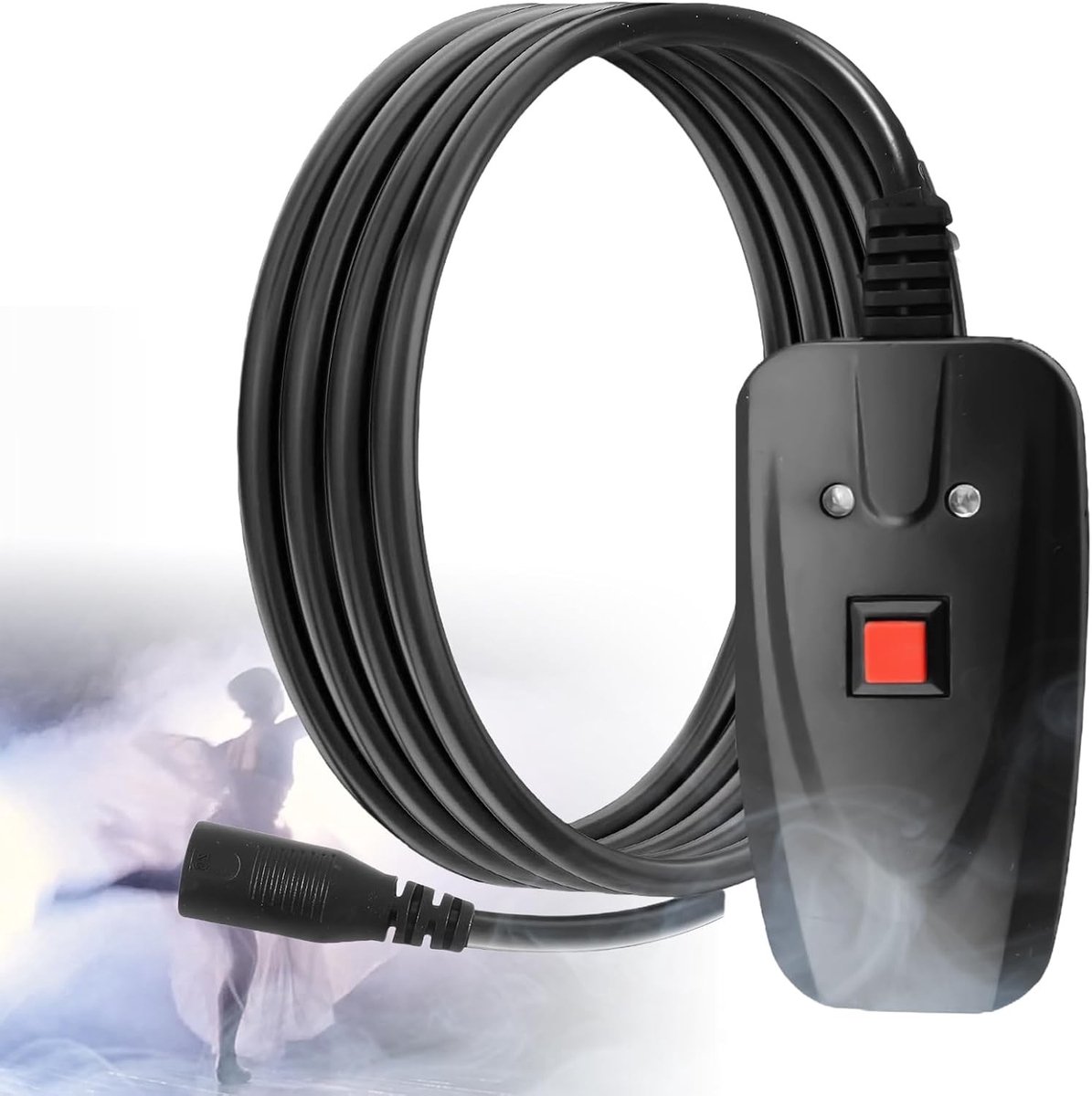 Afstandsbediening voor Rookmachine - Zwart - Compact - Draadloze Bediening voor Podiumgebruik