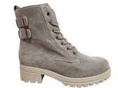 Gabor 8027.02.004 Veterboots Beige/Grijs Suede Dames - Beige/Grijs - 40