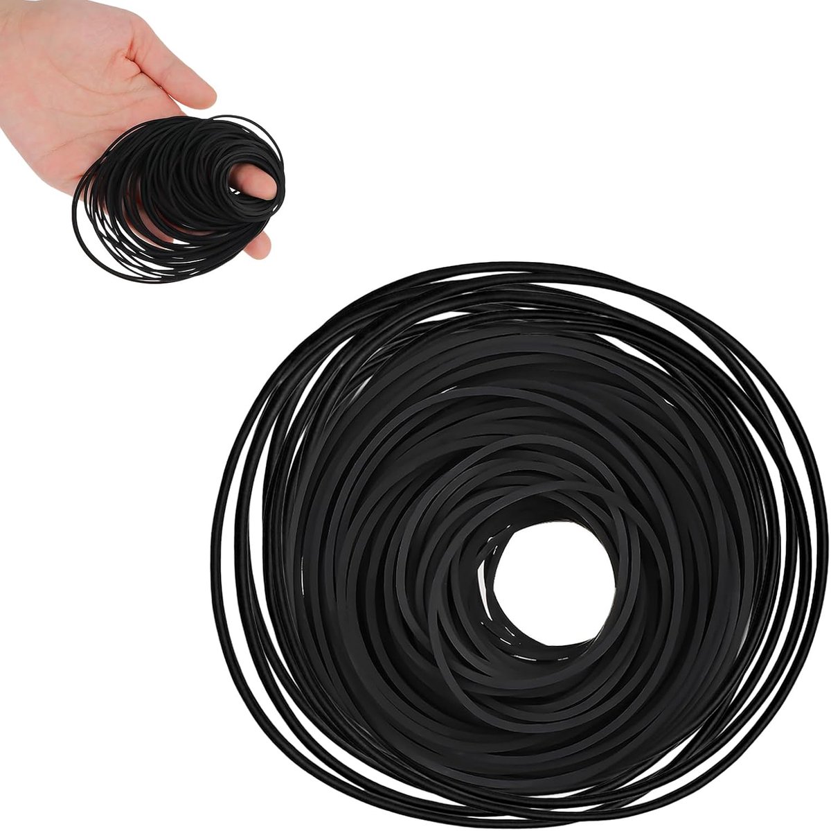 50 stuks recorder rubberriemen Cassetterecorder reparatieonderhoudsband voor tapemachine 40-135 mm mix vlakke cassettebanden voor DVD CD LD VCR repeater aandrijvingen 1 mm breedte