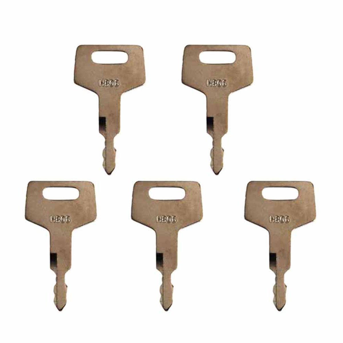 5 stuks contactschakelaars graafmachine H806 17001-00019 sleutel voor Takeuchi