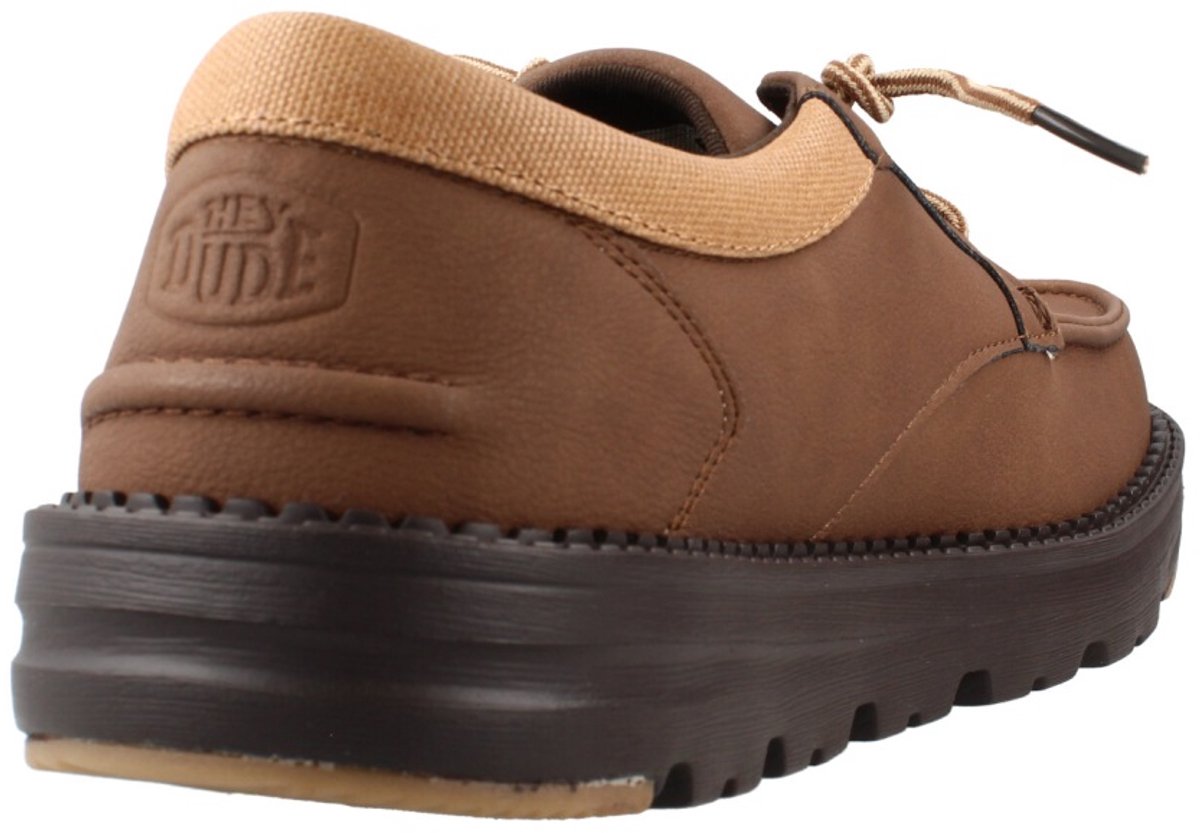 HEYDUDE - Flint Moc Classic - Heren - Veterschoenen - Bruin