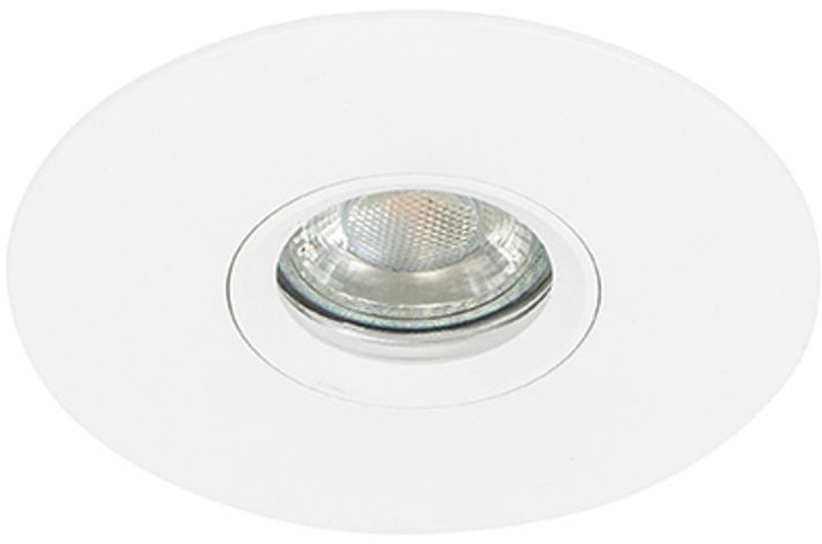 LED inbouwspot Sytse rond wit - 4000K - dimbaar - past op bestaand gat