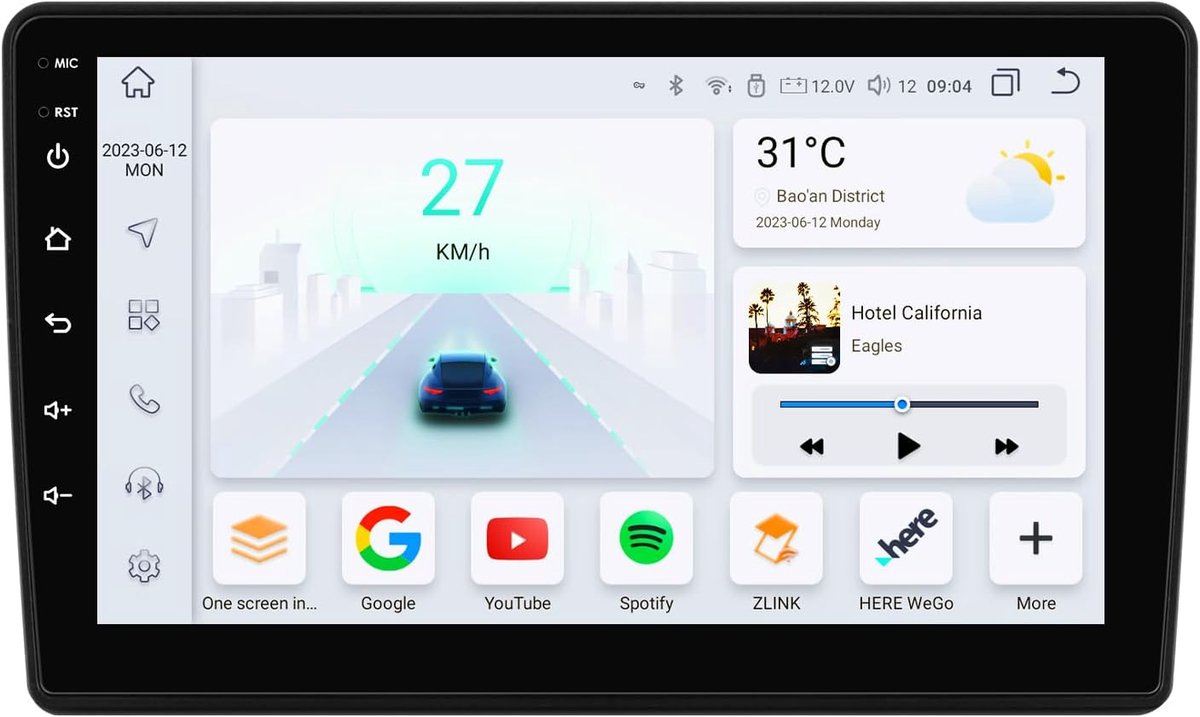 Android 13 9 inch 8-core touchscreen voor Citroën Jumper II / Peugeot Boxer II / Fiat Ducato 2006-2022 Draadloos WiFi Android Auto en Carplay Draadloos