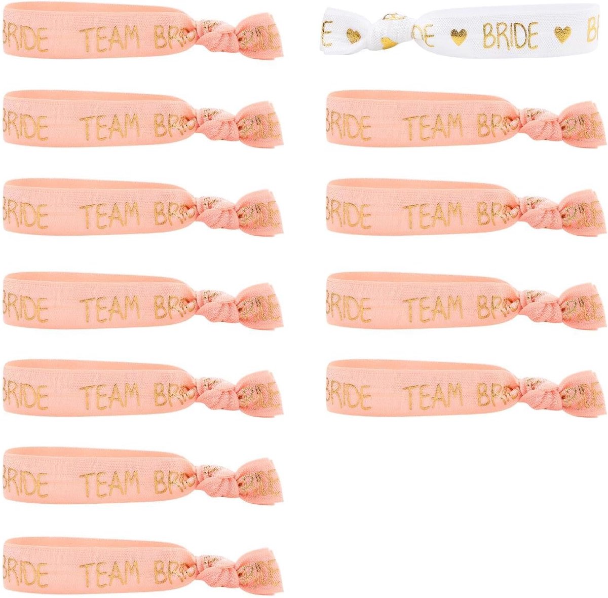 12 Stuks Evjf Armband Toebehoren 1 x Bruid en 11 x Team Bruid