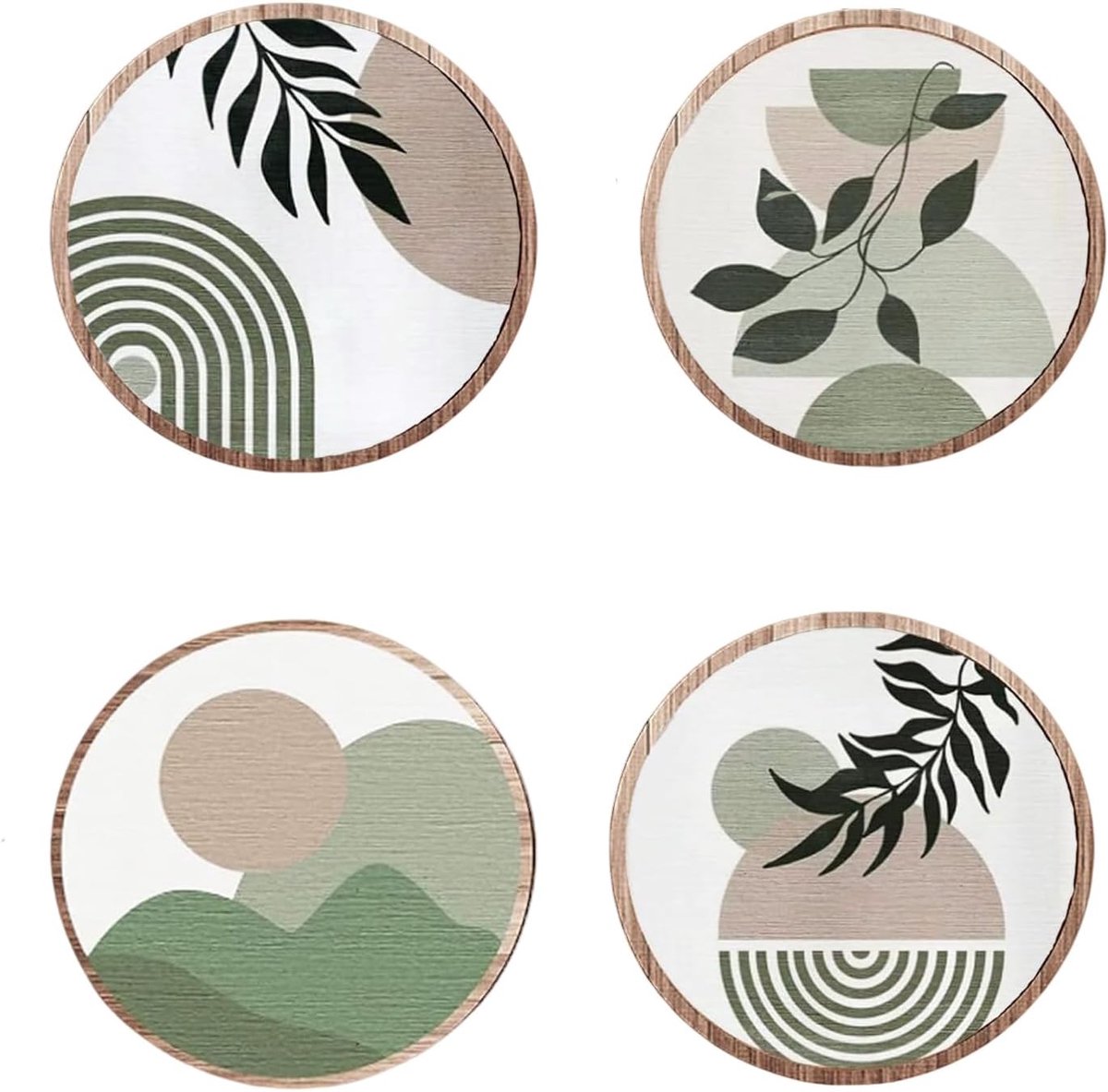 Boho-Wanddekoration aus Holz (4)
