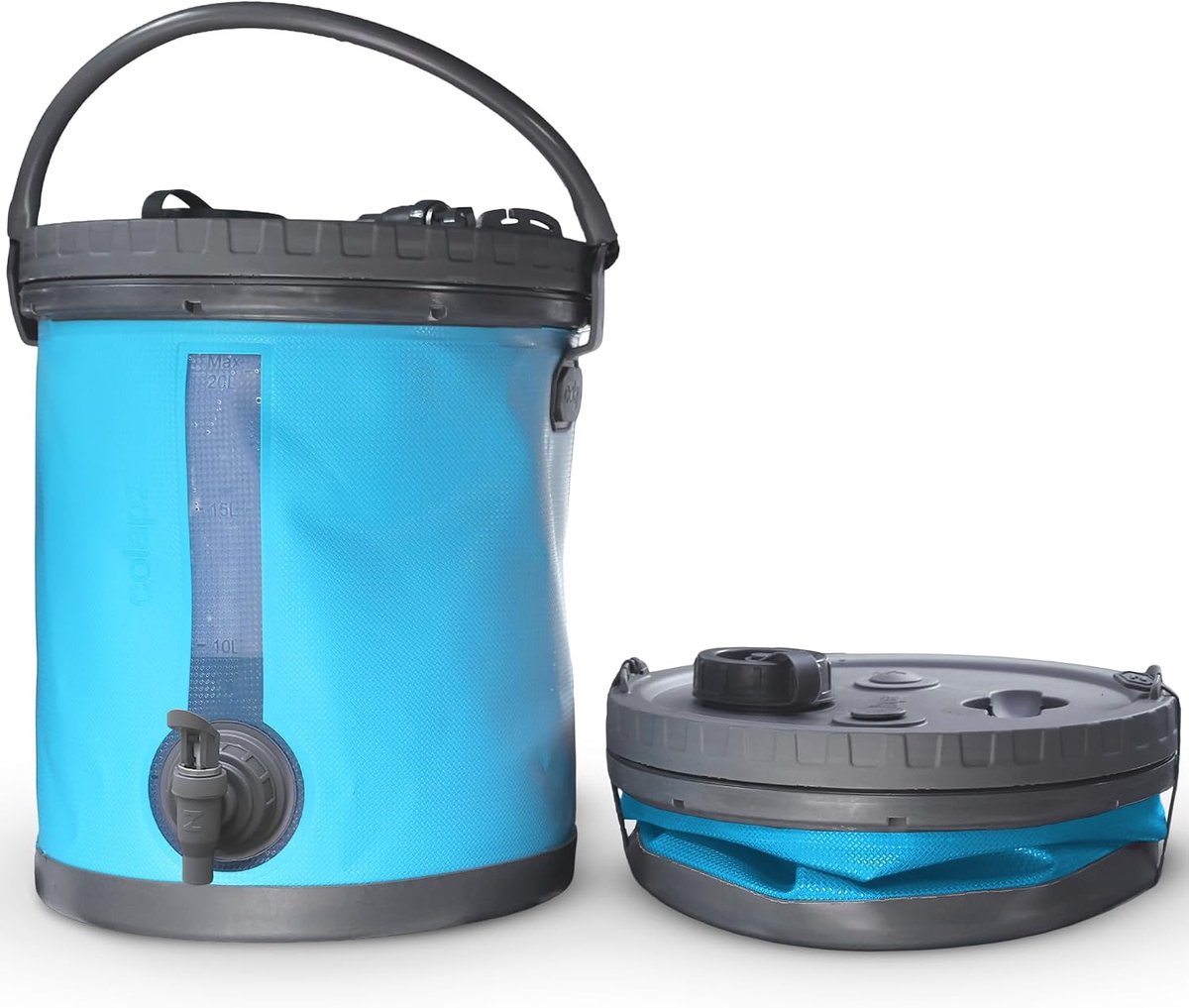 Opvouwbare Watercontainer 20L met Kraan en Deksel