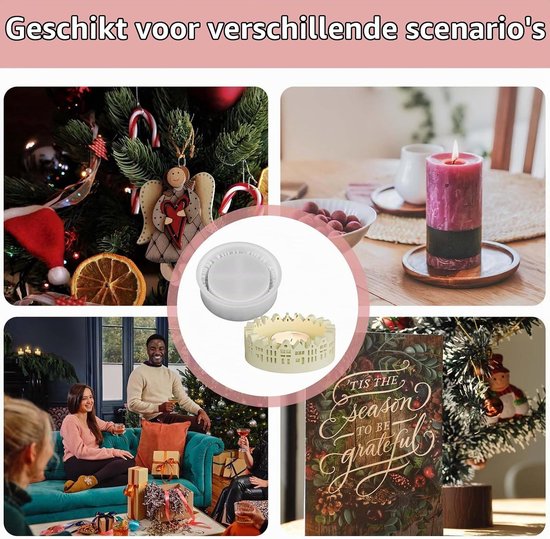 Siliconen vormen voor huizen, gietvormen dienblad, gietvorm, kaarsenhouder, siliconen vorm, huis, theelicht, gietvorm, vaas, gietvormen, siliconen huizen, gipsvormen voor gips en kaarsen — afbeelding 5