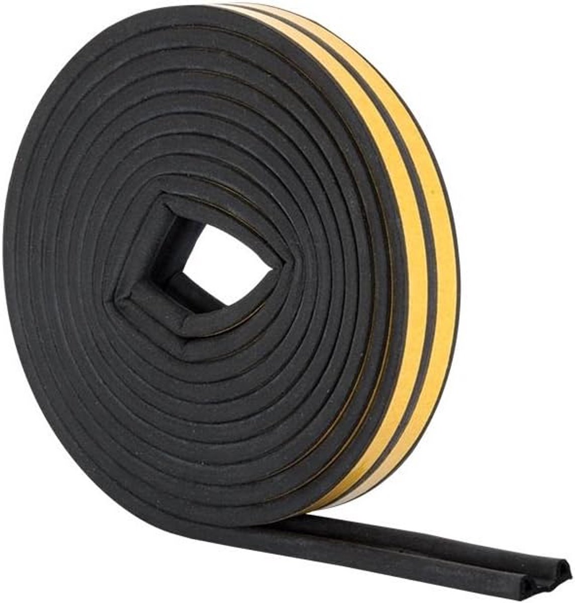 5 m EPDM P-profiel zelfklevende rubberen tochtstopper – zwart