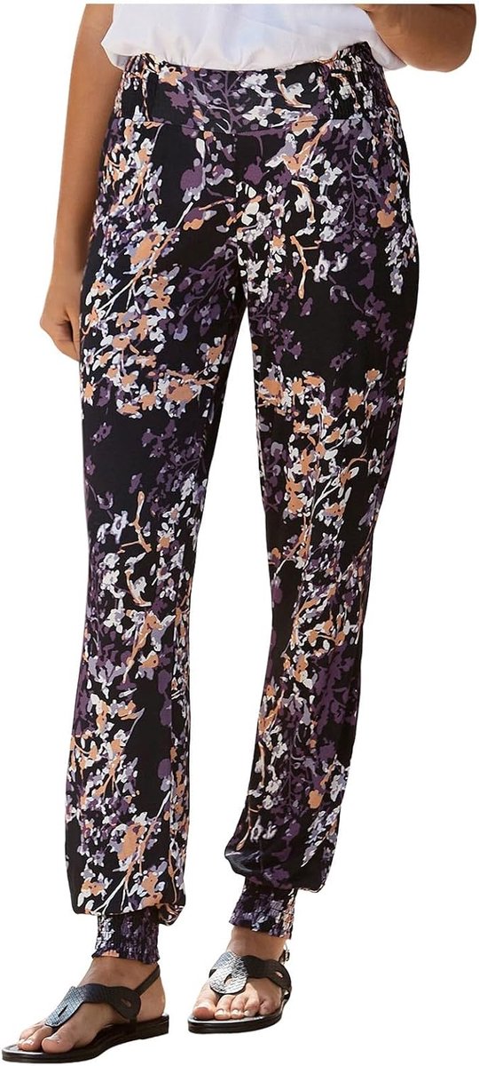 Broek Dames Zomer Brede Hoge Taille Vloeiend Casual Chic Strand Bohemian Losse Rechte Katoen Lichtgewicht met Zakken Mode A211