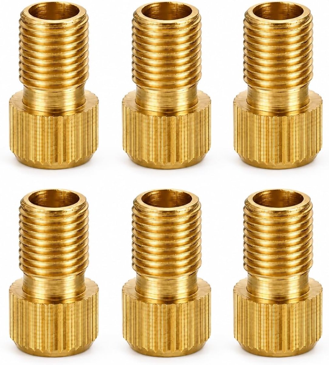 Ventieladapter, fietsventiel, 6 stuks