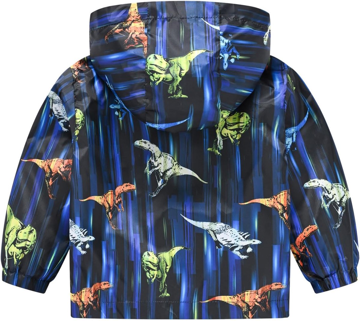Casual lichte jas met capuchon voor jongens en meisjes, winddichte jas met ritssluiting, outdoorkleding