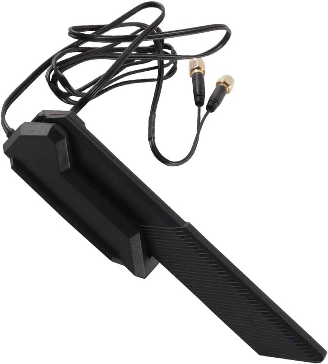 6E Tri-Band Antennekabel met Vergulde U.FL Connector – 10dBi Gain 2.4/5/6GHz, Compatibel met 2T2R Moederborden, Router Range Extender Booster