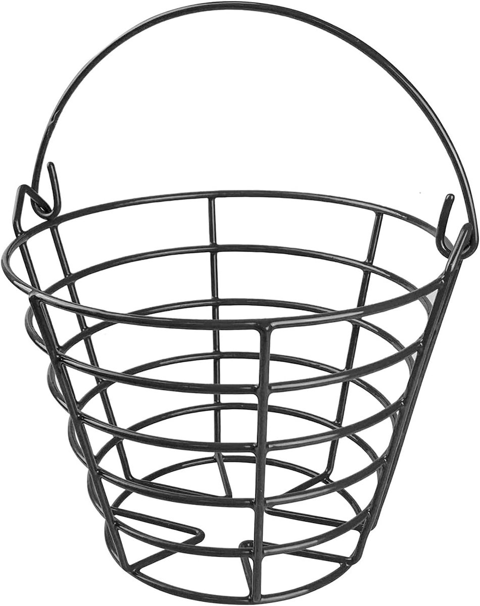 Golfbalemmer, metalen mand, duurzame golfmand, ballenbak, opslag van 50 ballen