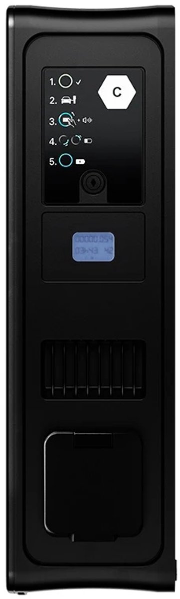 Wallbox eM4 Twin Controller laadpaal 22kW MID 2x socket - zwart (100000323)