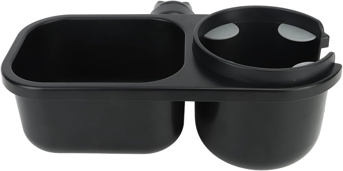 Multifunctionele Snack Tray voor Kinderwagens met Bekerhouder, Verstelbare Eten Organizer voor Kinderen, Antislip Grip en Afneembaar Ontwerp
