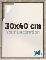 yd, Baklijst 30x40 cm Sonoma Eiken - Lijst voor Canvasdoek - MDF Lyon