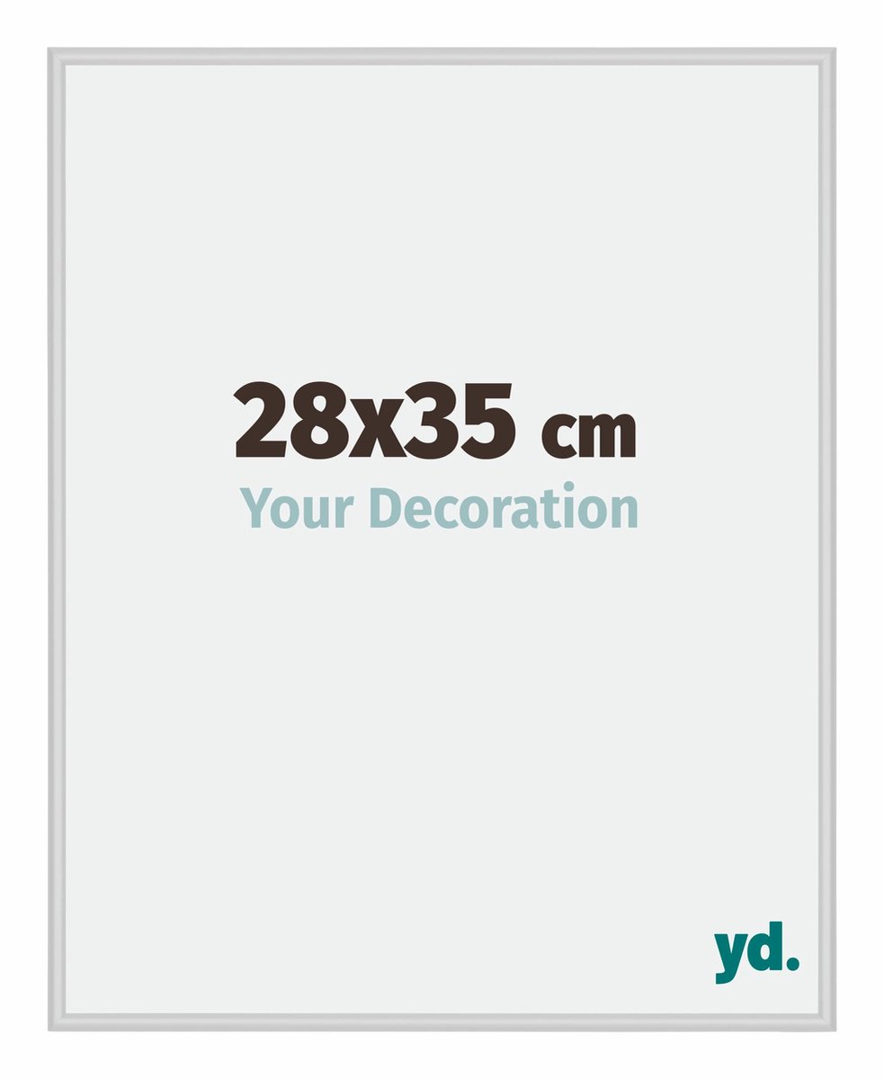 yd. Your Decoration - Fotolijst 28x35 cm - Aluminium - Zilver Mat - Miami