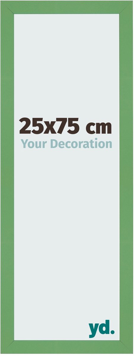 yd. Your Decoration - Fotolijst 25x75 cm - MDF - Groen - Bologna