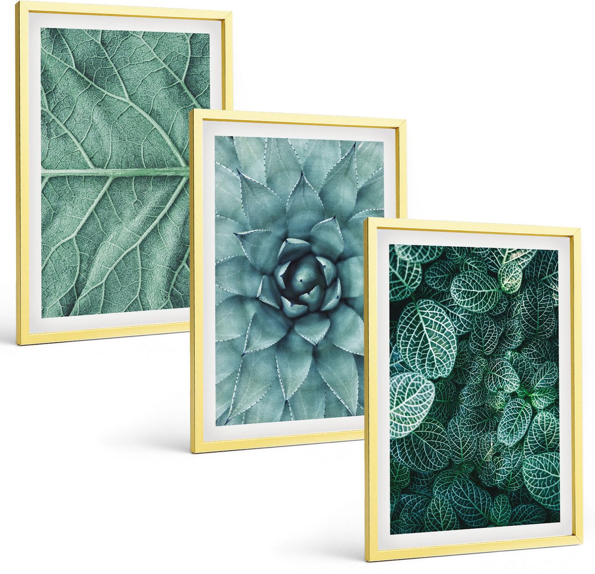 Coloray 3-Delige Schilderij Set - Ruimtelandschappen Met Sterrenstelsels En Nevels - 40 x 40 cm En 40 x 60 cm - Wanddecoratie - Muurdecoratie - Moderne Interieurdecoratie - Stijlvolle Muurdecoratie