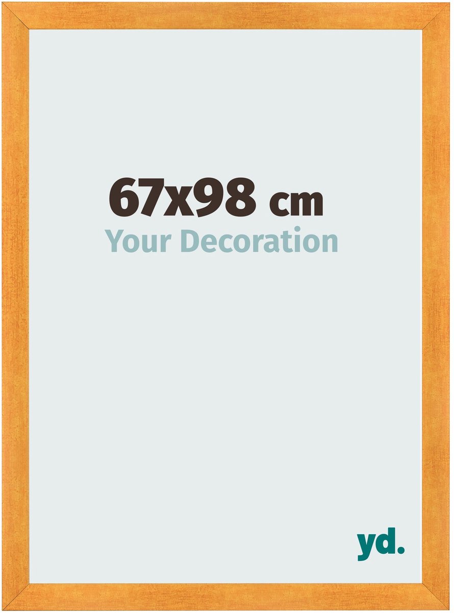 yd. Your Decoration - Fotolijst 67x98 cm - MDF - Oranje - Pisa