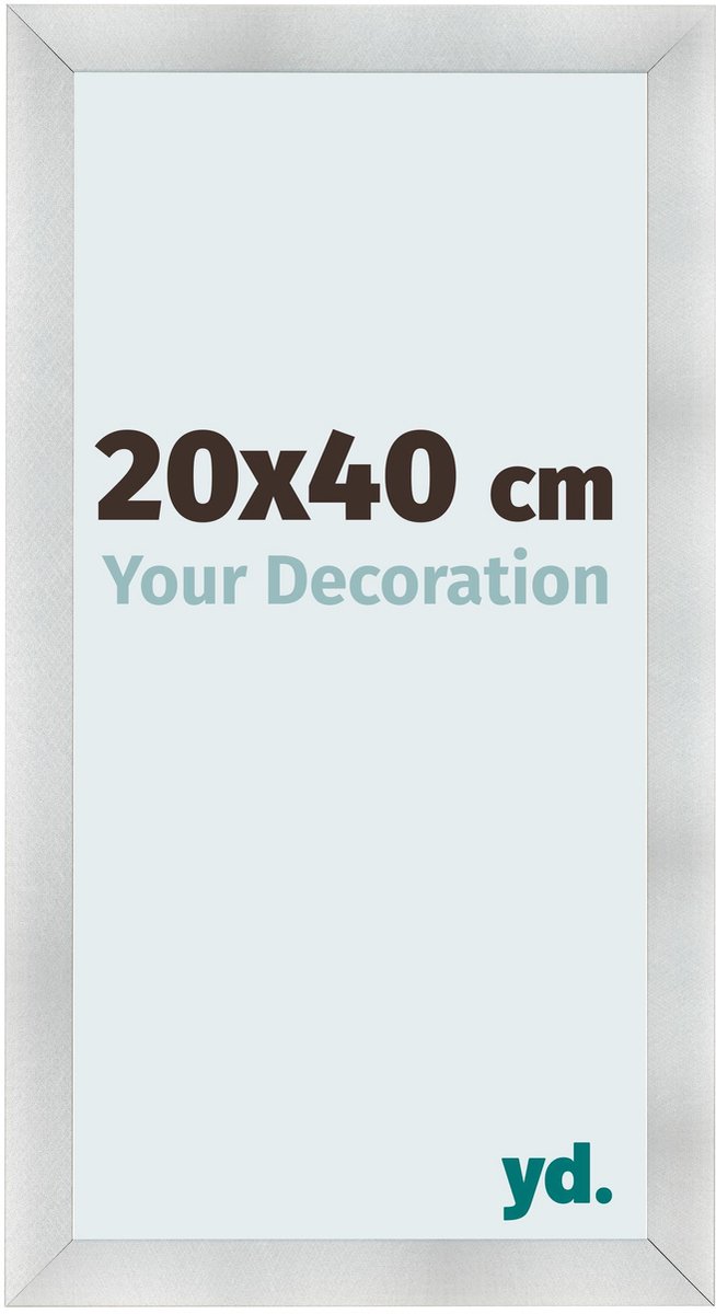 yd. Your Decoration - Fotolijst 20x40 cm - MDF - Aluminium Geborsteld - Pisa