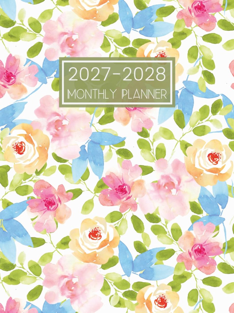 2027-2028 Monthly Planner: 2 Year Calendar Schedule Organizer from January 2027 to December 2028 - ShopVlot