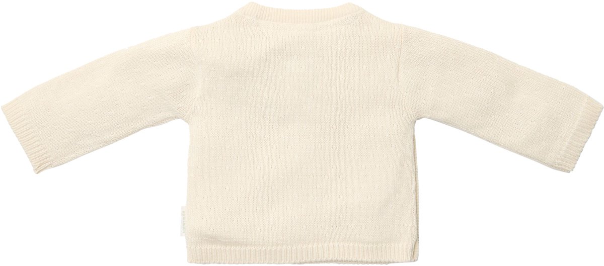 Little Dutch Gebreid Overslag Vestje - Maat 44 - Off White