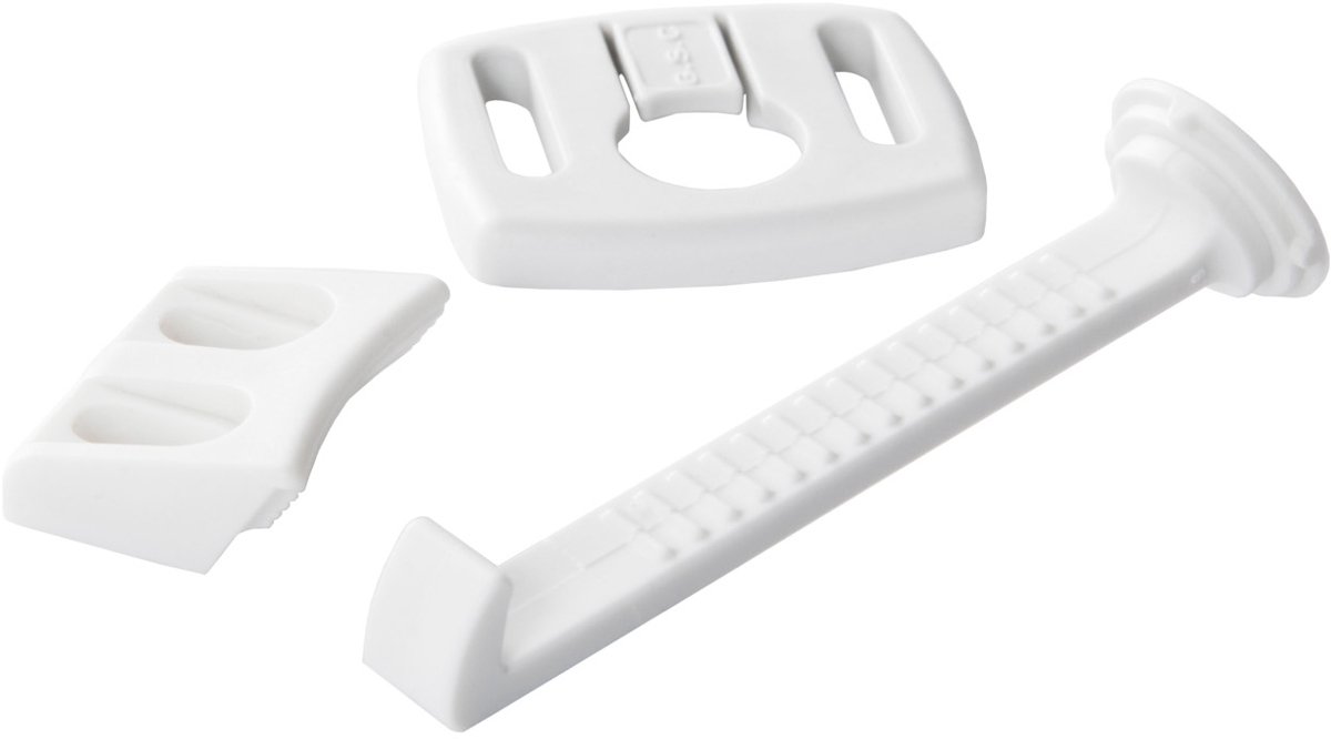 Jippie Draaihaakjes voor Kastjes en Lades – Babyveiligheid – 4 Stuks – Wit