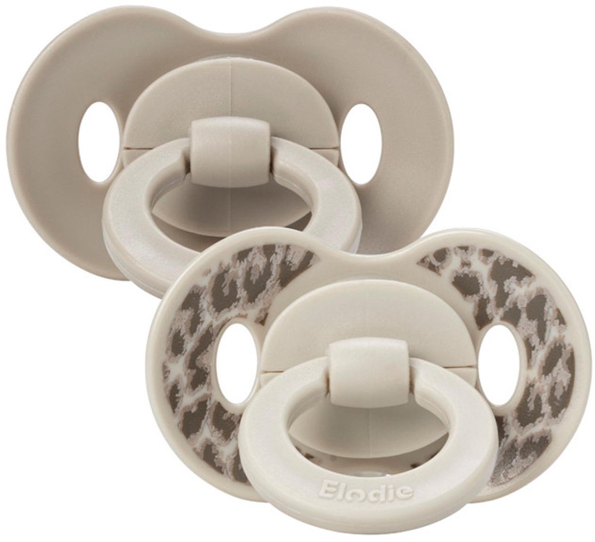 Elodie Binky Bundle 3m+ - Fopspeen - 3mnd+ - Duopack - Siliconen speen - Le Leopard