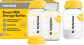 Medela Moedermelk Bewaarflesjes – BPA‑vrij – 150 ml – Set van 3x 150 ml