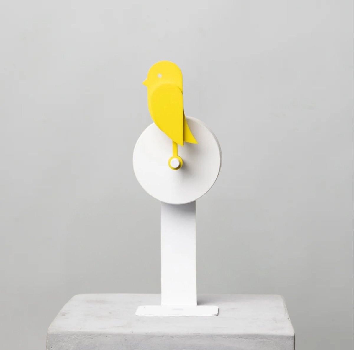 Birdie 2.0 - Luchtkwaliteitsmeter + Standaard - CO2 Monitor - Geel - Bird - CO2 Sensor - Scandinavisch Design
