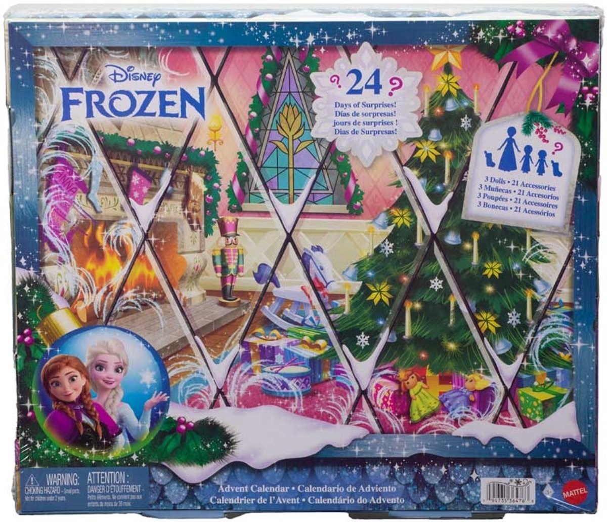 Disney Frozen Adventskalender - Met 24 dagen verrassingen - Waaronder kleine poppen van de jonge Anna en Elsa — cadeau in Spellen & Speelgoed - foto 8