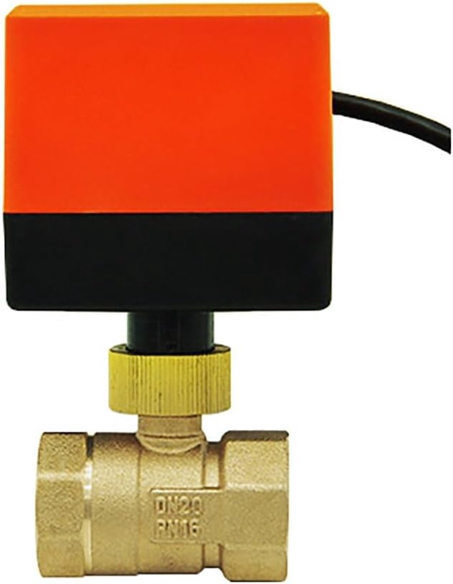 Kogelkraan met actuator elektrische kogelkraan 2 weg AC220V AC24V DC12V aansluiting 1/2 3/4 1 1-1/4 1-1/2 2 inch (AC24V, 3/4 inch)