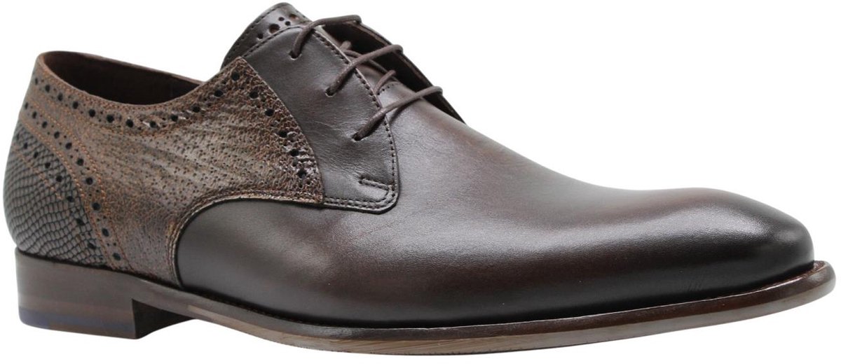 Floris Van Bommel Sfm-30361 De Stapper Nette schoenen - Veterschoenen - Heren - Bruin - Maat 40⅔