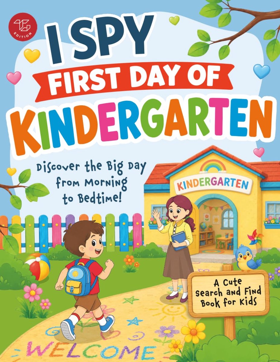 I Spy First Day of Kindergarten: Discover the Big Day from Morning to Bedtime! A Cute Search and Find Book for Kids - ShopVlot