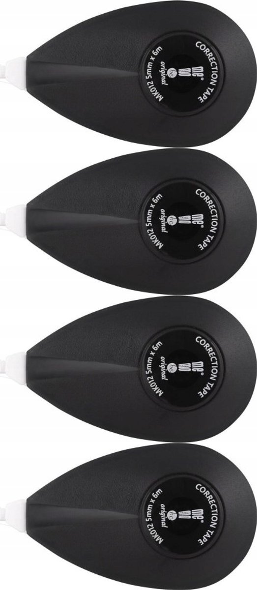 MemoBe Mini Corrector Tape Set - 4 stuks, 5mm x 6m